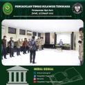 Pelaksanaan Apel Sore Pengadilan Tinggi Sulawesi Tenggara
