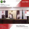 Rapat Bulanan Pengadilan Tinggi Sulawesi Tenggara