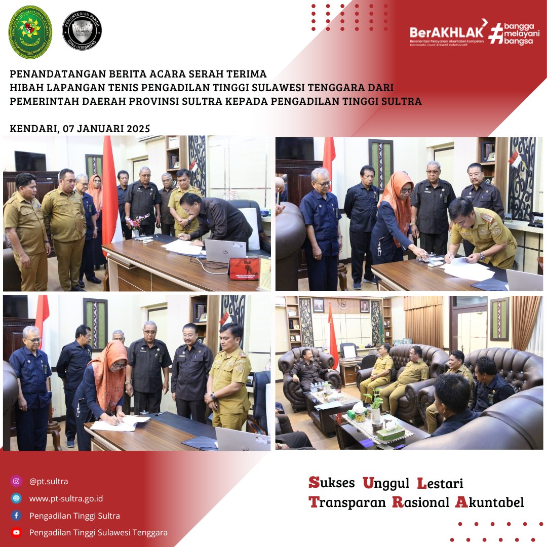 010725 penandatanganan bast hibah lapangan tenis