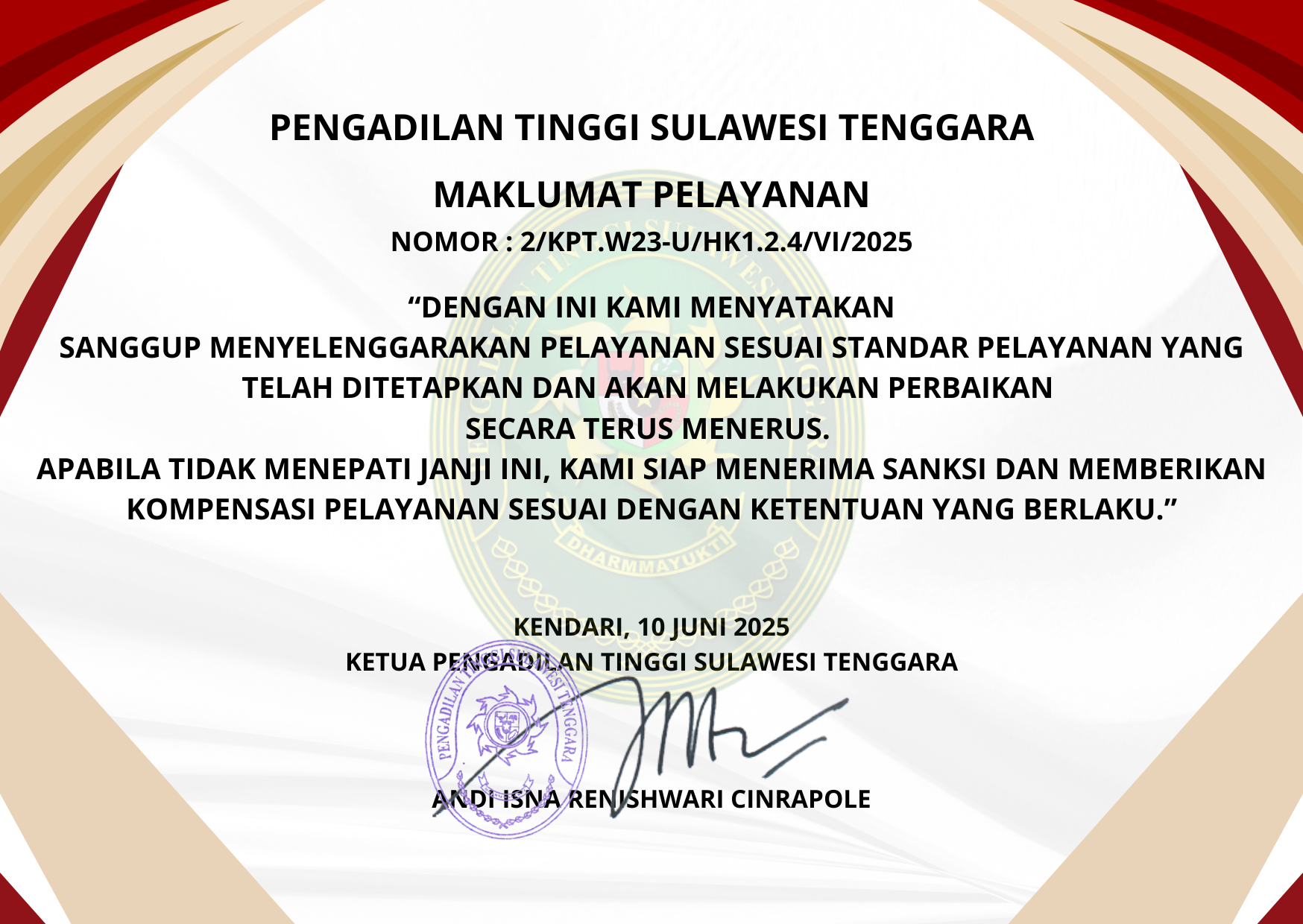 maklumat pelayanan
